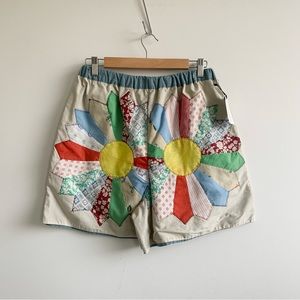 Mesa Workshop Reworked Vintage Quilt Top Shorts